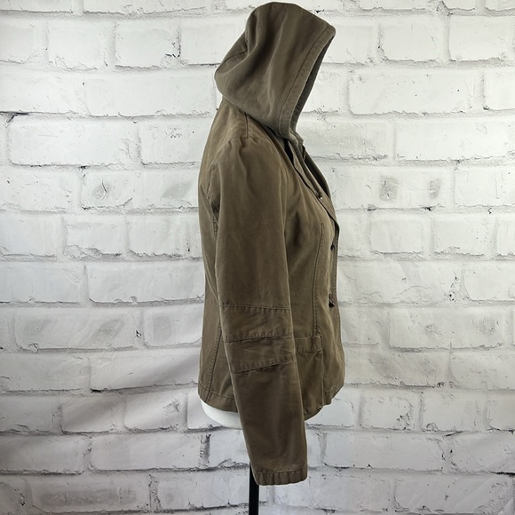 Max & Co 100% Cotton Hooded Jacket Brown - Picture 5 of 14